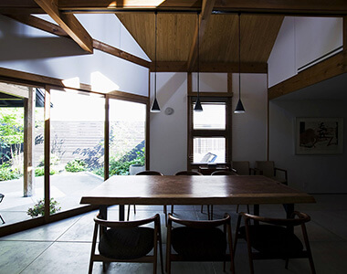 P邸-ダイニング＆テラス