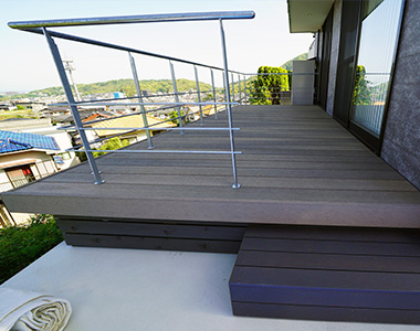 U邸-ウッドデッキ